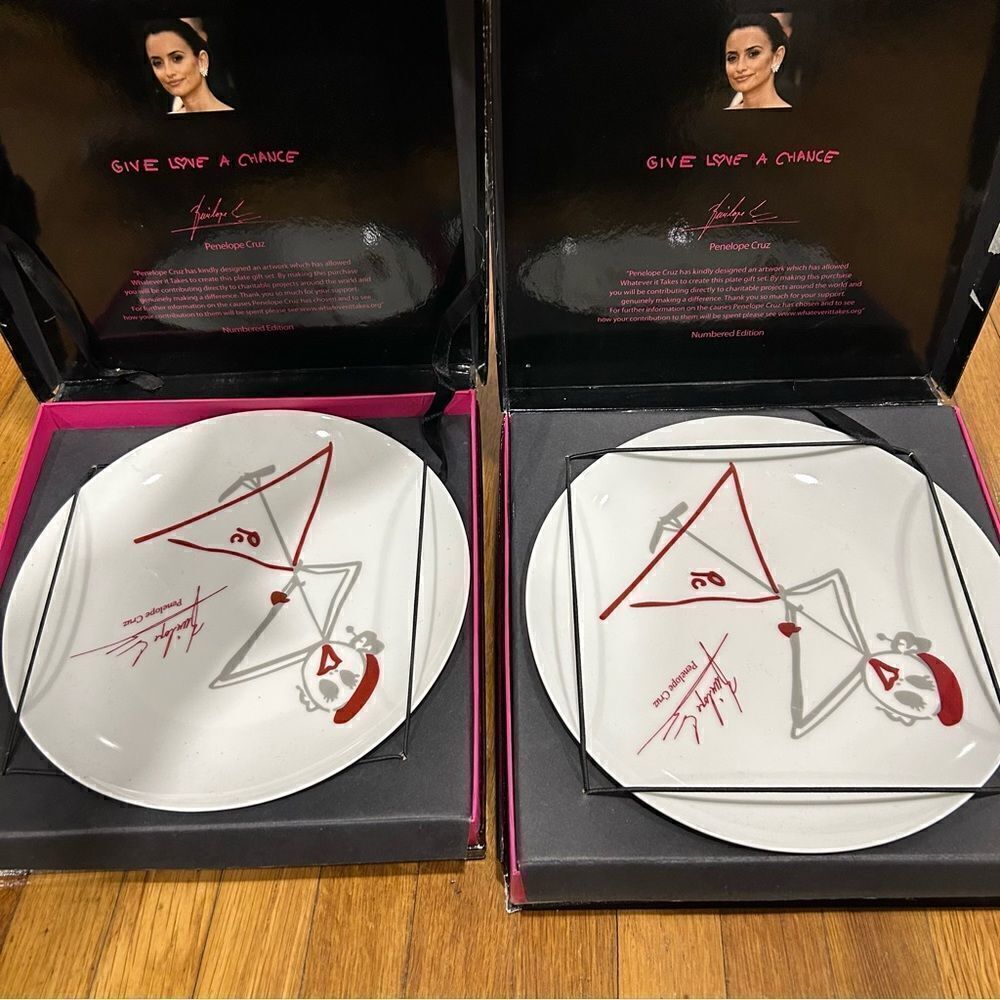 Penelope Cruz Artwork Mother’s Day Plate Whatever It Takes Whateverittakes.org.